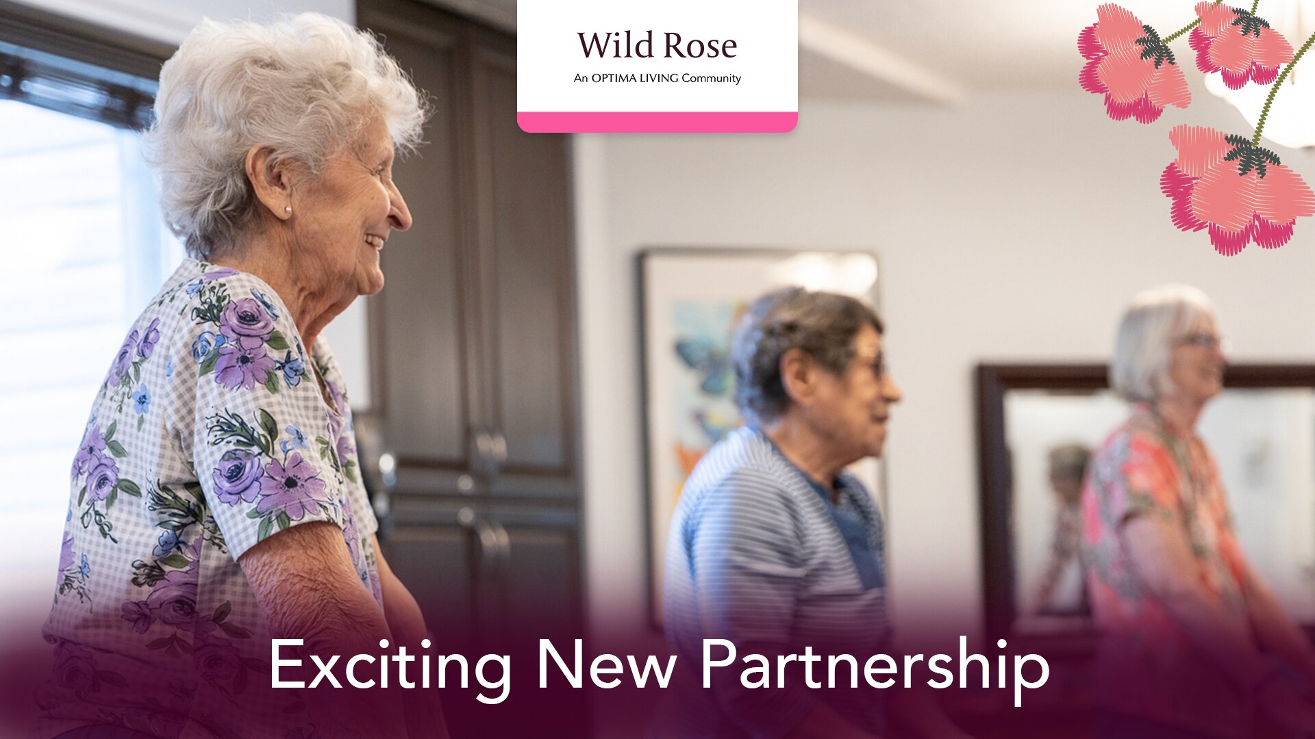 Residents at Wild Rose senior living community