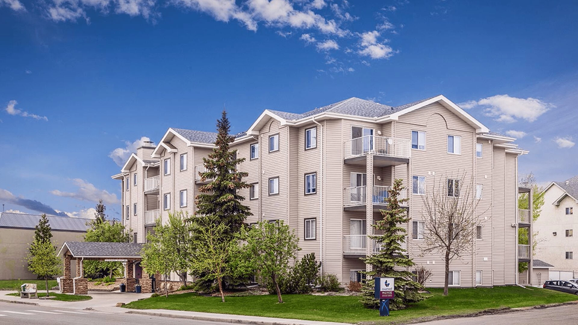 Street view of Wild Rose retirement home